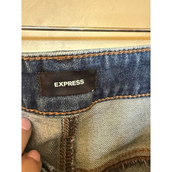 Express Denim Jeans Skinny 29X32 Blue Jeans - Picture 3 of 5